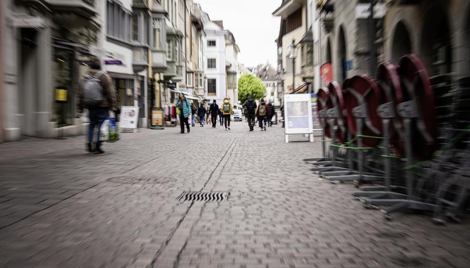 Einwohner von Schaffhausen, fotografiert am Dienstag, 23. April 2024 in Schaffhausen (Lea Biedermann / Schaffhauser Nachrichten)