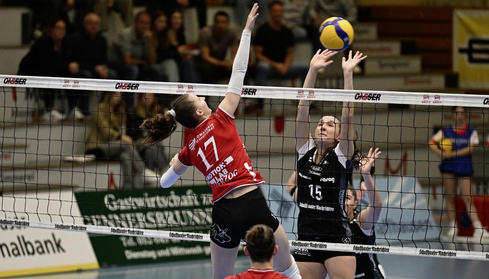 Volleyball, NLA 2024/2025: VC Kanti - VBC Cheseaux 3:1, Schaffhausen, 13.10.2024 ï¿ï¾© Reinhard Stan