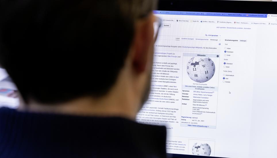 Wikipedia, Till Burgherr, Freitag, 16.01.2026, Schaffhausen (Roger Hofstetter/Schaffhauser Nachrichten)