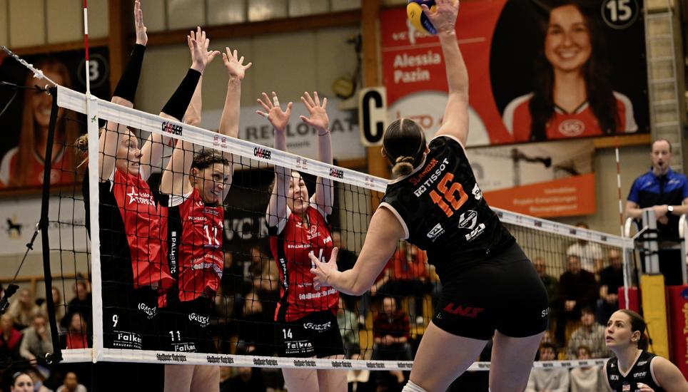 Volleyball, NLA 2025/2026 - VC Kanti - Neuenburg UC 3-1, Schaffhausen, 31.01.2026 ï¿ï¾© Reinhard Stan