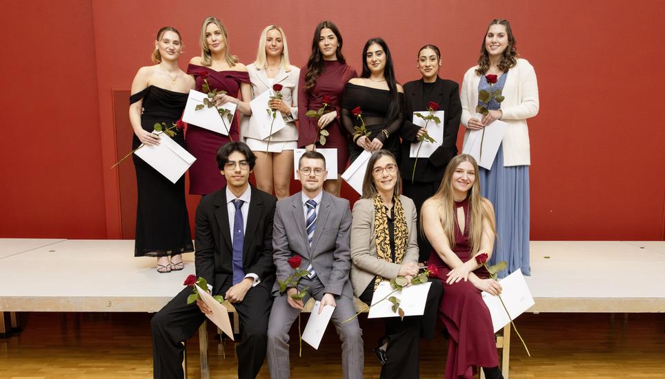 Diplomfeier des Studienganges HF Pflege, Freitag, 20.02.2026, Schaffhausen (Roger Hofstetter/Schaffhauser Nachrichten)