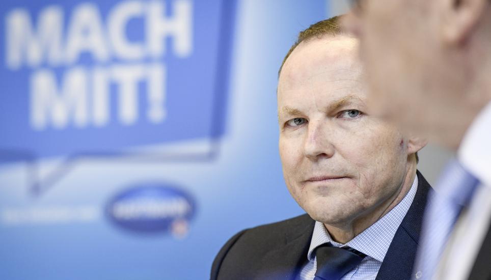 Claus Martini, CEO IVF Hartmann AG, an der Bilanzmedienkonferenz, am Mittwoch, 11. Maerz 2020.  (Melanie Duchene / Schaffhauser Nachrichten)