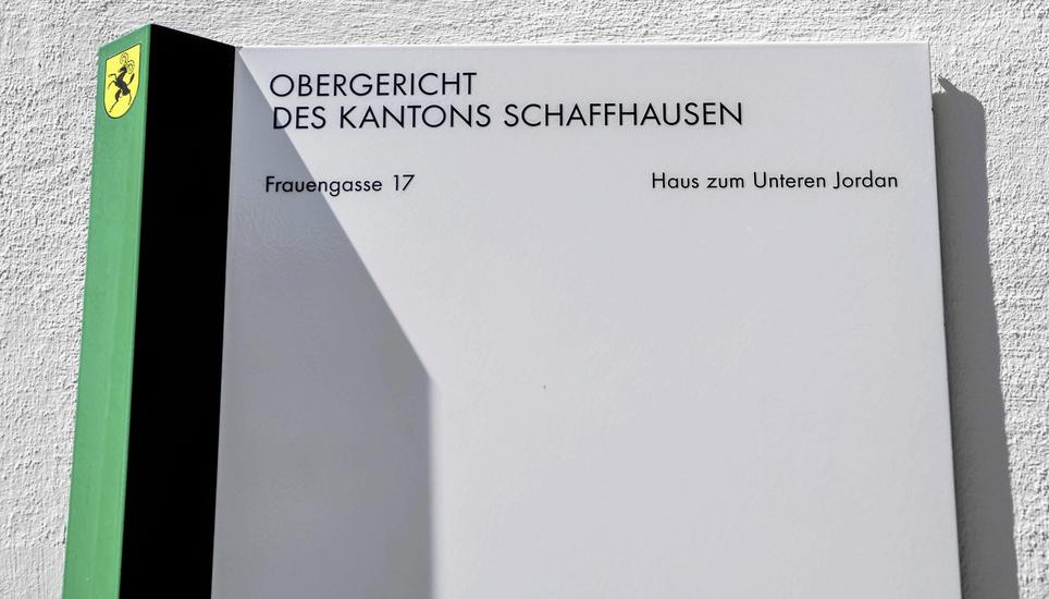 Obergericht des Kantons Schaffhausen, am Dienstag, 14. April 2020.  (Melanie Duchene / Schaffhauser Nachrichten)