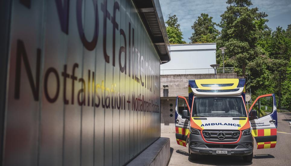 Einblicke in die verschiedenen Stationen des Kantonsspital Schaffhausen, Bild zeigt Notfall Station, am Freitag, 17. Juni, 2022. (Melanie Duchene / Schaffhauser Nachrichten)