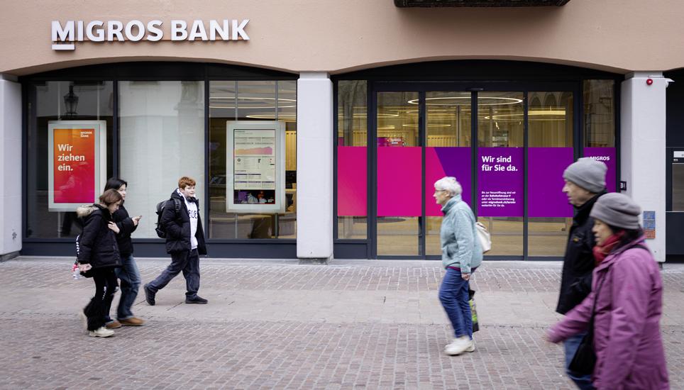 Die neue Filiale der Migros Bank erï¿ï¾¶ffnet am Frohnwagplatz, fotografiert am Montag, 16. Mï¿ï¾¤rz 2026, in Schaffhausen. (Roberta Fele / Schaffhauser Nachr
