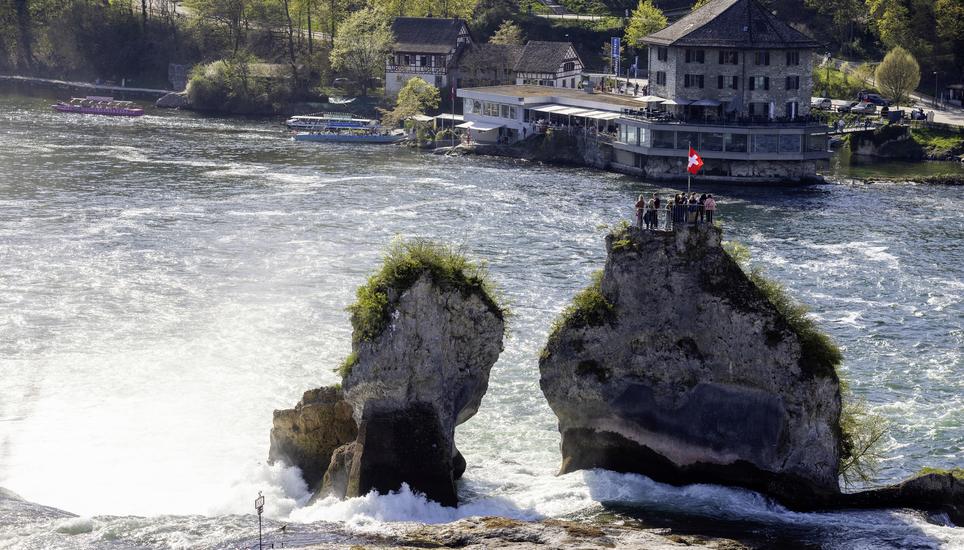 Saisonstart im Tourismus., Donnerstag, 09.04.2026, Neuhausen am Rheinfall (Roger Hofstetter/Schaffhauser Nachrichten)