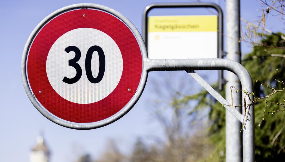 Tempo 30, Freitag, 20.03.2026, Schaffhausen (Roger Hofstetter/Schaffhauser Nachrichten)