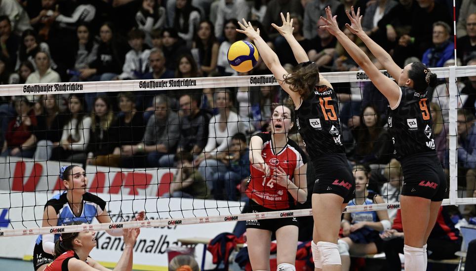 Volleyball, NLA 2025/2026, Playoff-Finals - 2. Runde: VC Kanti - Neuenburg UC, Schaffhausen, 10.04.2026 ï¿¯ï¾¿ï¾ï¿¯ï¾¾ï¾© R