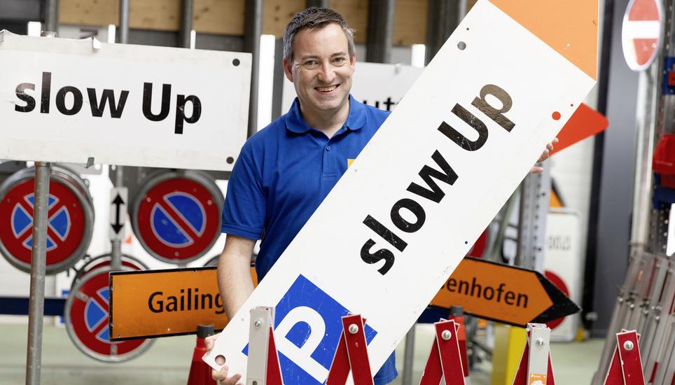 Marcel Theiler, Mitorganisator vom Slow Up, Dienstag, 24.03.2026, Schaffhausen (Roger Hofstetter/Schaffhauser Nachrichten)