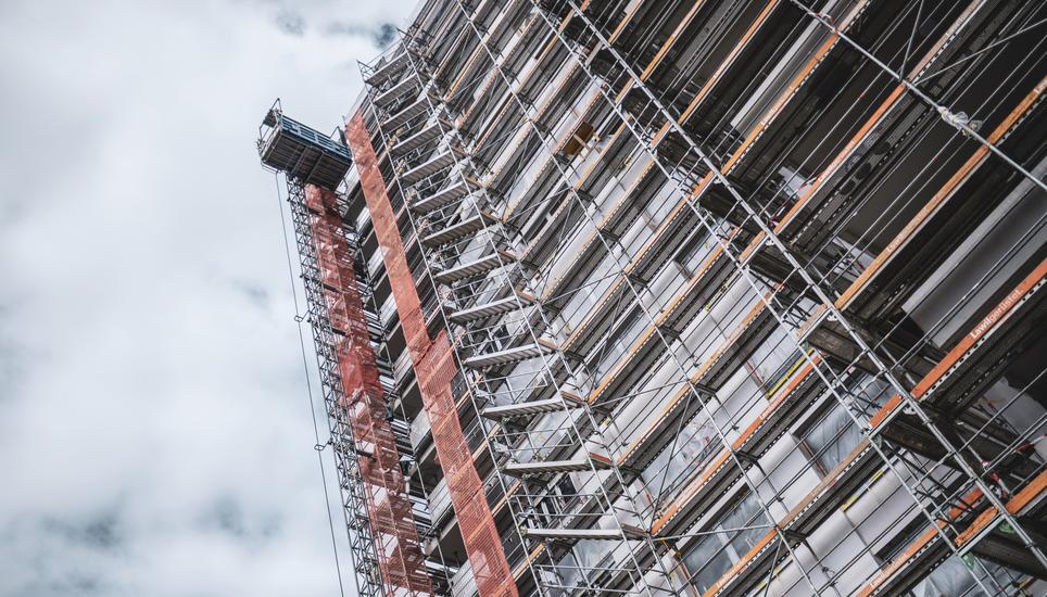 Einblicke in den Neubau mit Wohnungen direkt beim Industrieplatz in Neuhausen, am Dienstag, 07. Juni, 2022. (Melanie Duchene / Schaffhauser Nachrichten)