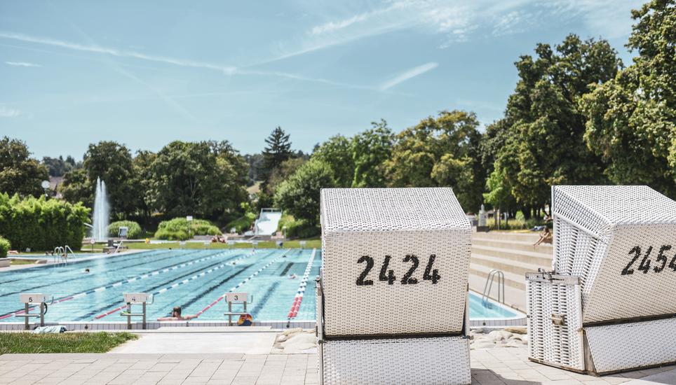 Einblicke in das Freibad KSS auf der Breite, anlaesslich der Sommerserie, am Mittwoch, 12. Juli 2023. (Melanie Duchene / Schaffhauser Nachrichten)