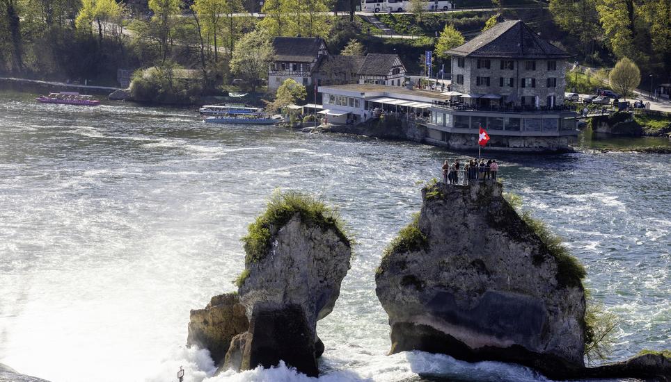 Saisonstart im Tourismus., Donnerstag, 09.04.2026, Neuhausen am Rheinfall (Roger Hofstetter/Schaffhauser Nachrichten)