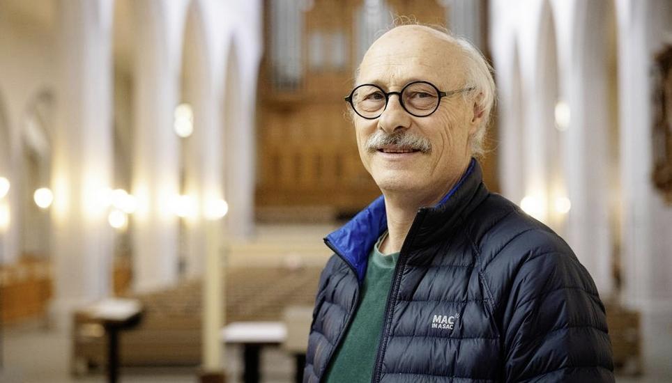 Kirchenmusiker aus Stein am Rhein, fotografiert am Mittwoch, 05. November 2025, in Schaffhausen. (Roberta Fele / Schaffhauser Nachrichten)