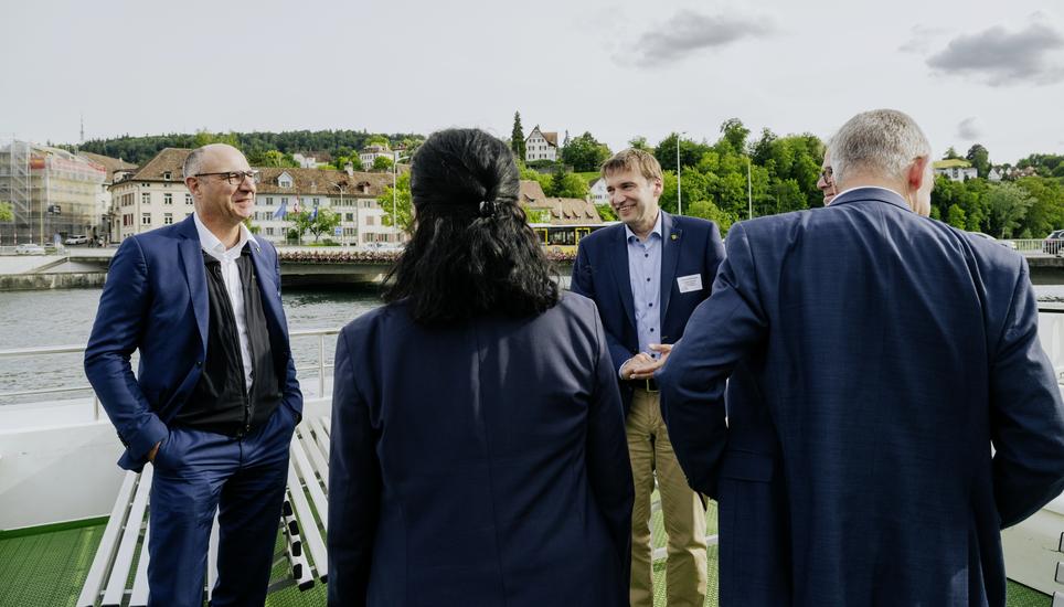 Sommerempfang der Hochrheinkommision auf dem Wasser - Reportage | Schaffhauser Nachrichten fotografiert am Thursday, 11.06.2026. (Schaffhauser Nachrichten/Julius Hatt)