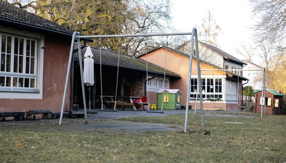 ist in die Jahre gekommen und wird ersetzt, fotografiert am Dienstag, 13. Januar 2025, in Neuhausen am Rheinfall. (Roberta Fele / Schaffhauser Nachrichten)