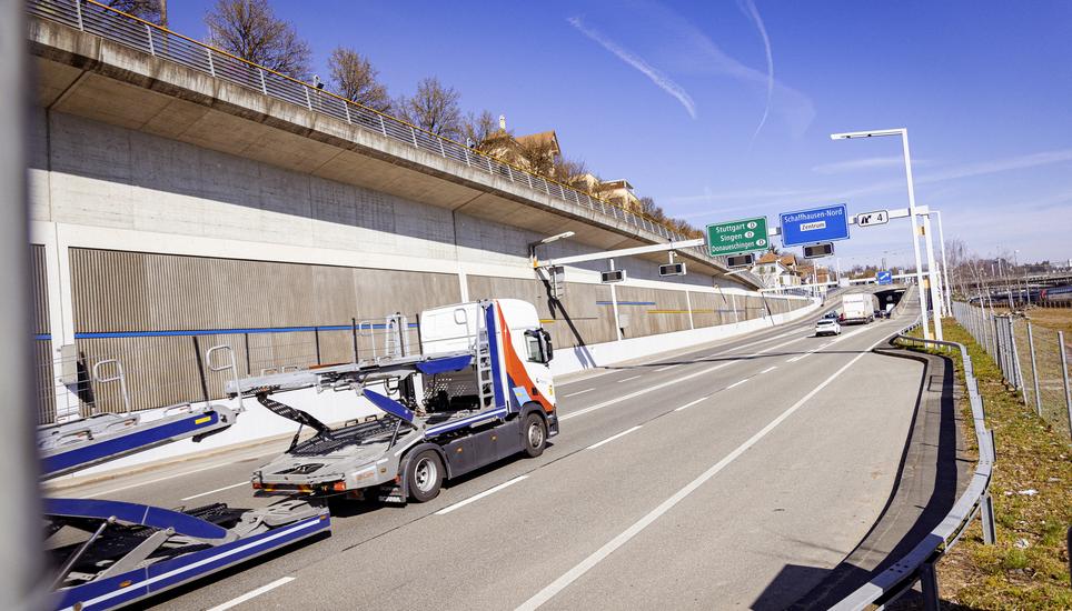 Fï¿ï¾¤senstaubtunnel, fotografiert am Dienstag, 04. Mï¿ï¾¤rz 2025, in Schaffhausen. (Roberta Fele / Schaffhauser Nachr