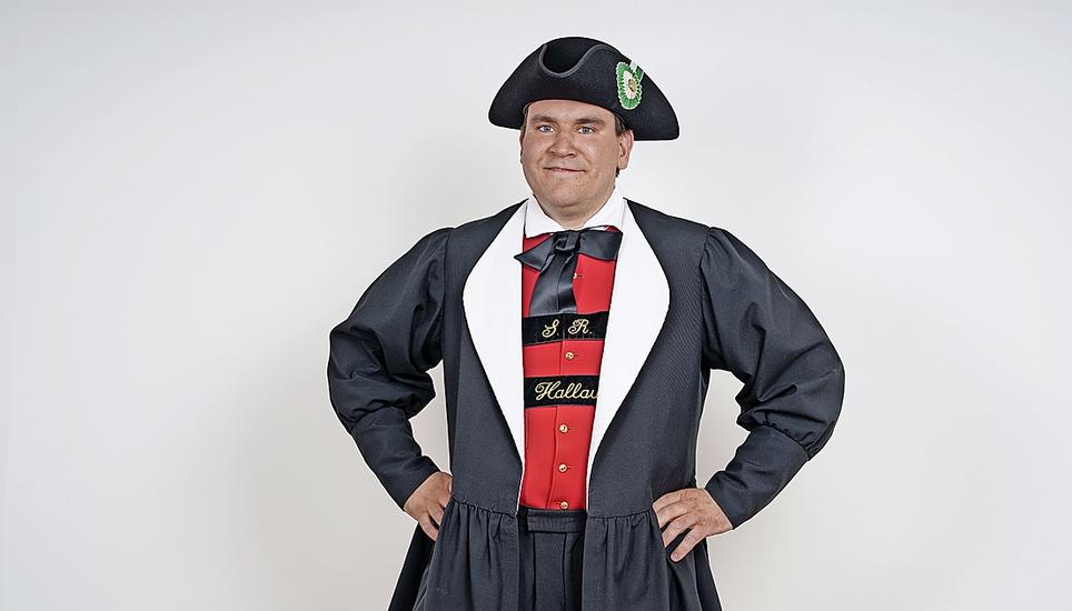 Sebastian Rey des Zentalvorstandes der eidgenï¿¯ï¾¿ï¾ï¿¯ï¾¾ï¾¶ssischen Trachtenvereinigung ist Kopf der Woche. Fotografiert am Montag, 15. Juni 2026 in Schaffhausen. (ENYA DALLE FESTE / SCHAFFHAUS
