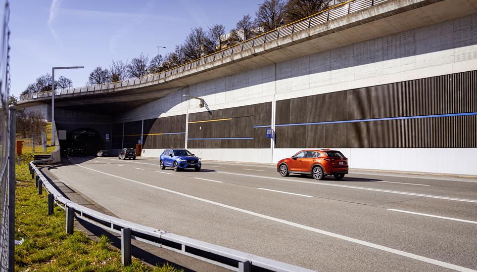 Fï¿ï¾¤senstaubtunnel, fotografiert am Dienstag, 04. Mï¿ï¾¤rz 2025, in Schaffhausen. (Roberta Fele / Schaffhauser Nachr