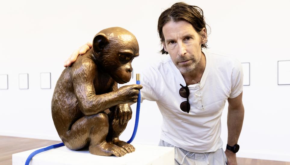 Medienrundgang durch die Ausstellung von Olaf Breuning, Olaf Breuning, Mittwoch, 03.06.2026, Schaffhausen (Roger Hofstetter/Schaffhauser Nachrichten)
