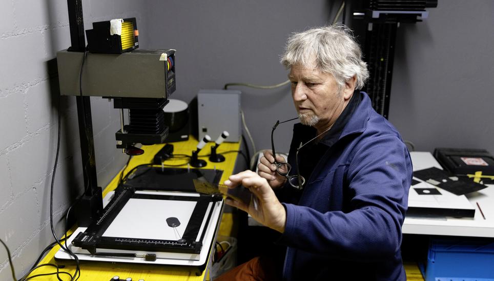 Andreas Kessler spricht ï¿ï¾¼ber Fotografie und zeigt sein Fotolabor, Dienstag, 21.04.2026, Schaffhausen (Roger Hofstetter/Schaffhauser Nachricht