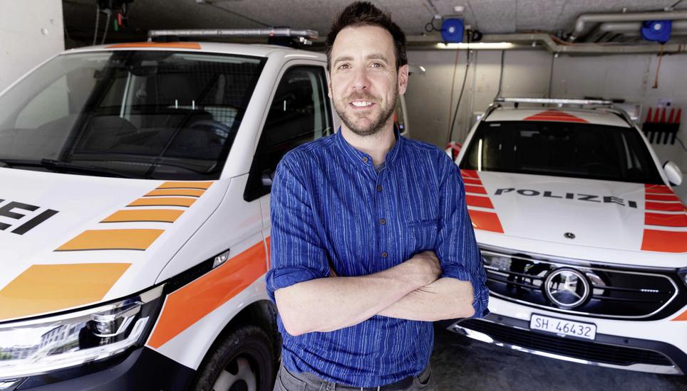 Mediensprecher Patrick Caprez verlï¿ï¾¤sst die Schaffhauser Polizei nach 17 Jahren, Donnerstag, 28.05.2026, Schaffhausen (Roger Hofstetter/Schaffhauser Nachricht