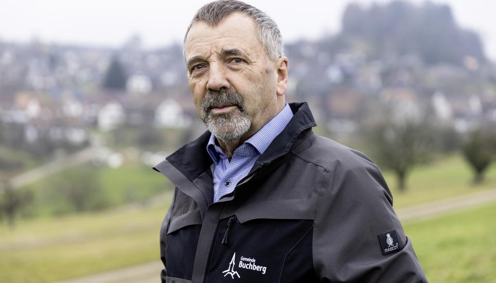 Hanspeter Kern, Gemeindeprï¿ï¾¤sident Buchberg, 12.12.2025, Buchberg (Roger Hofstetter/Schaffhauser Nachricht