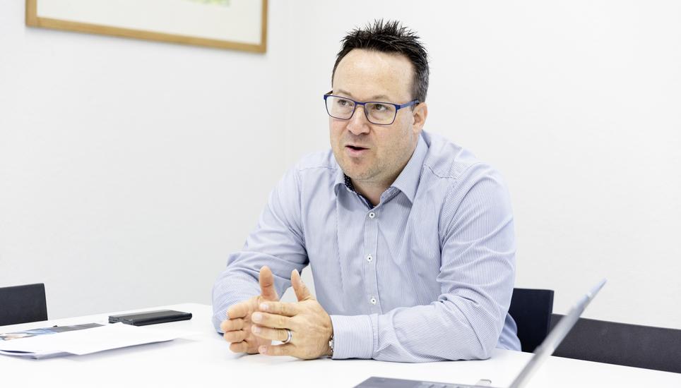 Michael Bï¿ï¾¼hrer - Leiter kaufmï¿ï¾¤nnische Grundausbildung bei der HKV Schaffhausen, Mittwoch, 17.06.2026, Schaffhausen (Roger Hofstetter/Schaffhauser Nachr