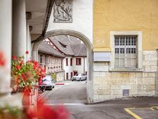 Das Klosterareal auf dem sich das Gefï¿ï¾¤ngnis und die Polizei der Stadt befinden, fotografiert am Dienstag, 01. Juli 2025, in Schaffhausen. (Roberta Fele / Schaffhauser Nachricht