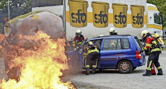 Feuerwehr, Übung