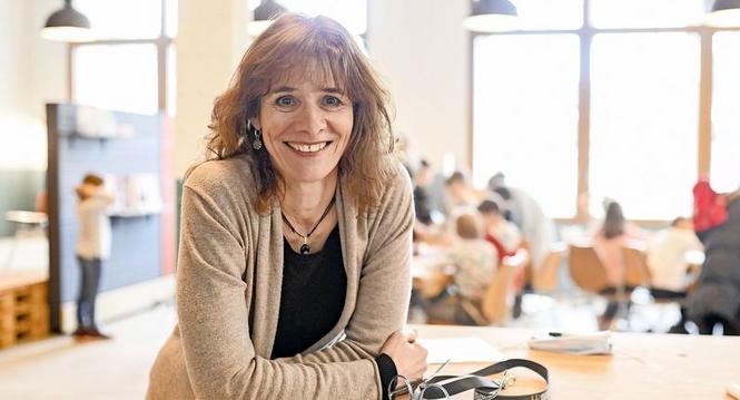 Blick in den Begegnungsort, Arbeits- und Kulturraum Triangolo, am Mittwoch, 16. Februar, 2022. (Melanie Duchene / Schaffhauser Nachrichten)