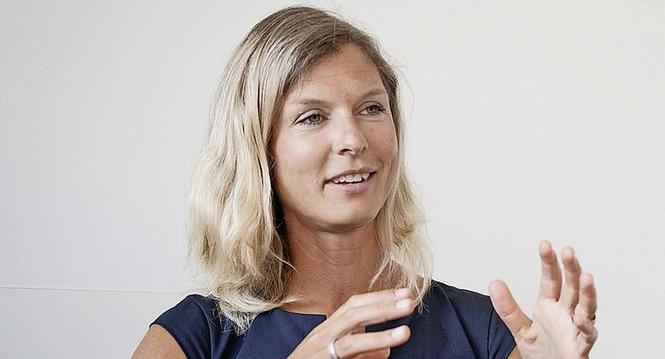 Stephanie Striegler, Nachfolgerin von Kyran Johnson, Hauptsitz Cilag, fotografiert am Montag 10. Juli 2023, in Schaffhausen. (Roberta Fele / Schaffhauser Nachrichten)