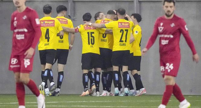 08.12.2023, Schaffhausen, Fussball Challenge League - FC Schaffhausen - FC Baden;  (Roger Albrecht/sport-presse)