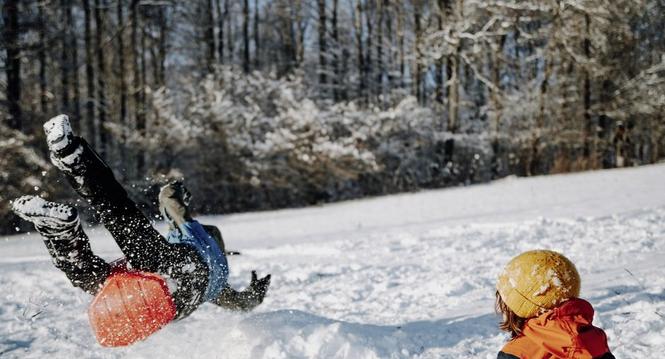Schnee im Kanton, fotografiert am  Mittwoch 10. Januar 2024, in Schaffhausen. (Roberta Fele / Schaffhauser Nachrichten)