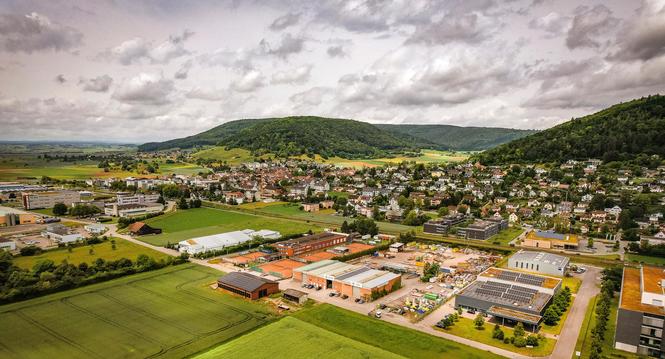 Vorstreiender Bau des Datencenters, fotografiert am Dienstag, 03. Juni 2025, in Beringen. (Roberta Fele / Schaffhauser Nachrichten)