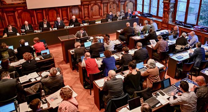 Impressioen aus dem Kantonsratssaal mit dem Kantonsrat, am Montag, 13. Januar 2025. (Melanie Duchene / Schaffhauser Nachrichten)