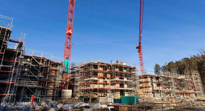Baustelle Waldstadt, Donnerstag, 15.01.2026, Schaffhausen (Roger Hofstetter/Schaffhauser Nachrichten)
