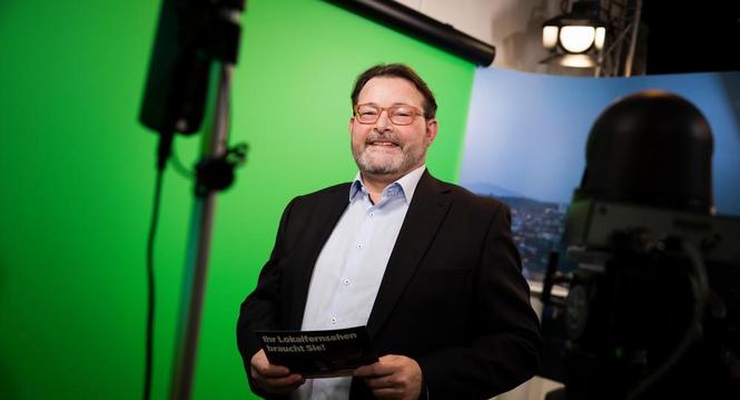im Studio des shf, Schaffhauser Fernsehn, GeschÃ¤ftsfÃ¼hrer Radio Munot, fotografiert am Dienstag, 17. Februar 2026, in Schaffhausen. (Roberta Fele / Schaffhauser Nachrichten)