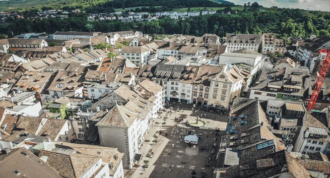 Altstadt Schaffhausen von oben, fotografiert am Donnerstag 03. Juni 2021, in Schaffhausen. (Roberta Fele / Schaffhauser Nachrichten)