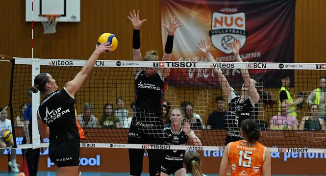 Volleyball, NLA 2025/2026, Playoff-Finals - 3. Runde:  Neuenburg UC - VC Kanti, Schaffhausen, 17.04.2026 Â© Reinhard Standke