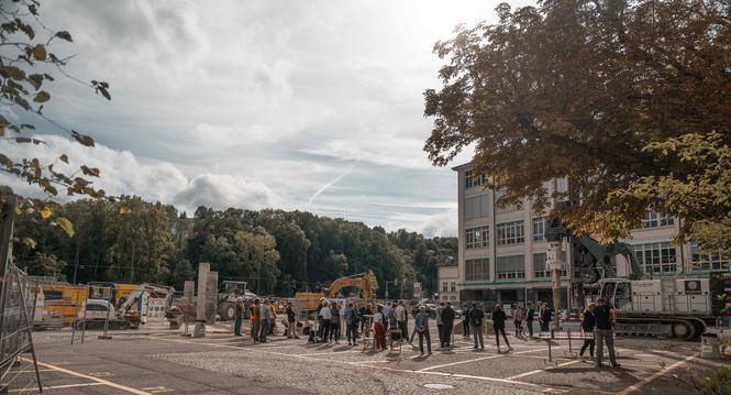 Baustellen in Schaffhausen  Bilder fÃ¼r ins Archiv fotografiert am 10.09.2024, in Schaffhausen. (Laurin Werner / Schaffhauser Nachrichten)