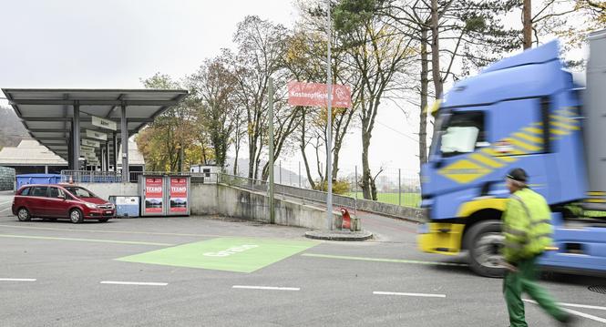 Die KBA Haqrd Kehrichtbehandlungsanlage in Beringen wurde neu organisiert, am Donnerstag, 07. November 2024. (Melanie Duchene / Schaffhauser Nachrichten)