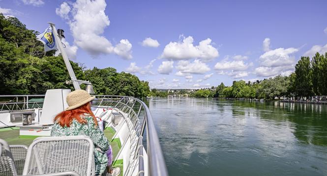 Themenbild Schiff der UHR, am Mittwoch, 17 Juli 2024. (Melanie Duchene / Schaffhauser Nachrichten)