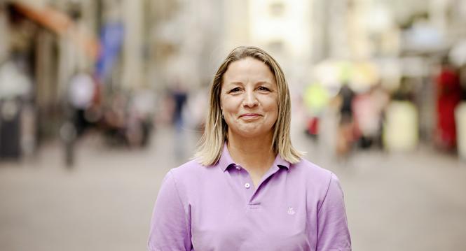 Inka Grings, ehemalige Fussballspielerin, am Dienstag, 15 Juli 2025. (Melanie Duchene / Schaffhauser Nachrichten)