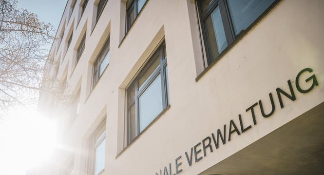 Kantonale Verwaltung an der Muehlenthalstrasse, am Donnerstag, 10. Februar, 2022. (Melanie Duchene / Schaffhauser Nachrichten)