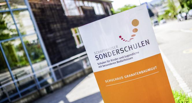 Sonderschule Granatenbaumgut an der Stimmerstrasse, am Donnerstag, 06. Mai 2023. (Melanie Duchene / Schaffhauser Nachrichten)