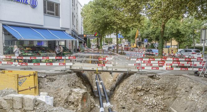 Baustellen in Schaffhausen  Bilder fï¿ï¾¼r ins Archiv fotografiert am 10.09.2024, in Schaffhausen. (Laurin Werner / Schaffhauser Nachricht