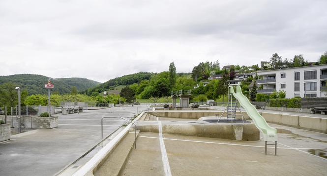 Freibad Buete in Thayngen, am Dienstag, 28. April 2020.  (Melanie Duchene / Schaffhauser Nachrichten)