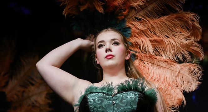 Einblicke in die Proben der Burlesque Show im Central Theater in Neuhausen, am Dienstag, 21. Oktober 2025. (Melanie Duchene / Schaffhauser Nachrichten)