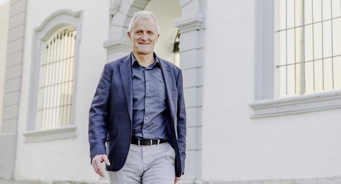 Gemeinderatspraesident Thayngen, fotografiert am Donnerstag, 10. April 2025, in Schaffhausen. (Roberta Fele / Schaffhauser Nachrichten)
