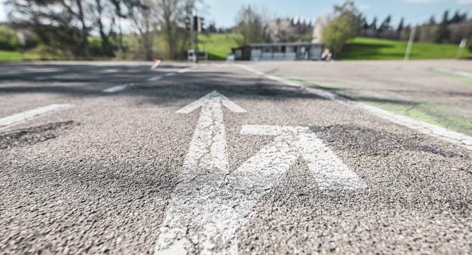 Verkehrsgarten fï¿ï¾¼r Fahrrad im Langriet, am Dienstag, 08. April 2025. (Melanie Duchene / Schaffhauser Nachricht
